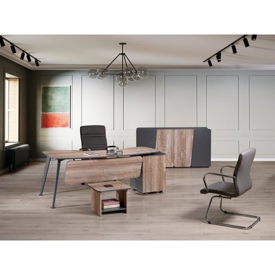 Venüs Ofis ve Büro Takımı 190 cm Masalı